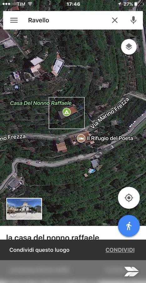 La Casa Del Nonno Raffaele- Country House Равелло Экстерьер фото